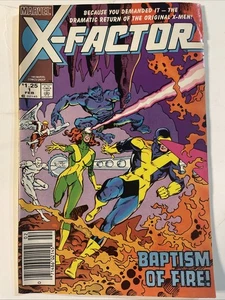 X-Factor #1 Newsstand Marvel 1985 1st Solo Series FN/VG - Picture 1 of 10