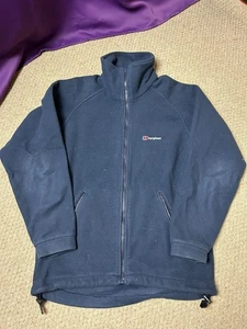 Berghaus Mens Size Small Navy Fleece Jacket Full Zip Up High Performance Outdoor - Picture 1 of 5