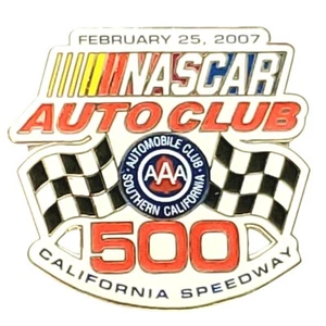 NOS New NASCAR Feb. 25, 2007 Auto Club 500 California Speedway Racing Event Pin - Picture 1 of 3