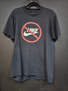 Vintage 1990s Operation PUSH Anti-Nike Boycott T Shirt Size Large Activist Tee - Picture 1 of 5