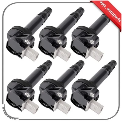 6 Ignition Coils For 2010-2012 Lincoln MKS MKT Ford Flex Taurus SHO V6 3.5L Foto 1 de 4
