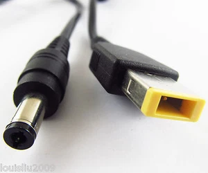 5pcs 1M Power Converter Cable Adapter For Lenovo ThinkPad X1 Carbon Ultrabook PC - Picture 1 of 5