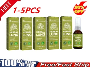 1-5PCS*30ML BreathDetox Herbal Lung Cleaning Spray Powerful Lung Support HEALTH - Picture 1 of 10