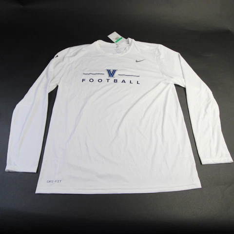 Villanova Wildcats Nike Dri-Fit Long Sleeve Shirt Men's White New Cover