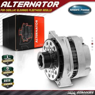 Alternador para Cadillac Eldorado Fleetwood Seville 60 Special 4.9L 140A 12V CW Foto 1 de 4