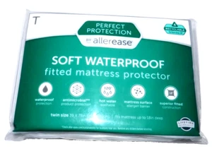 Perfect Protection Waterproof Mattress Protector - Allerease Twin BNIP - Picture 1 of 7