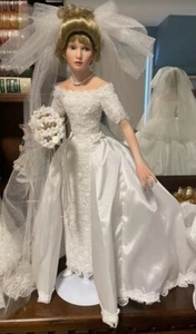 Ashton-Drake Bride Doll 'With This Ring' by Titus Tomescu- 20" Retired - Picture 1 of 3