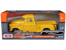 1957 Chevrolet 3100 Stepside Pickup Truck Yellow "Timeless Legends" Series 1/24