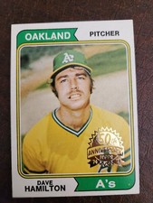 2023 Topps Heritage - DAVE HAMILTON - A's 1974 50th Anniversary Buyback #633