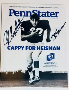 JOHN CAPPELLETTI SIGNED AUTOGRAPH PENN STATER MAGAZINE COA AUTO FOOTBALL STATE - Picture 1 of 1