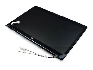 HP PAVILION DV6 16" LAPTOP LCD SCREEN WHITE BACK COVER HINGES ASSY 578712-001 - Picture 1 of 2