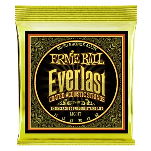 Cuerdas de guitarra acústica Ernie Ball Everlast recubiertas de bronce 80/20 P0558 - Imagen 1 de 2