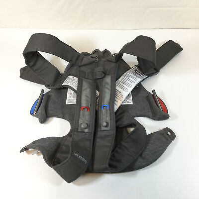 BabyBjorn Dark Grey Adjustable Shoulder Strap 3D Jersey Baby Carrier Mini Used • 49.99€