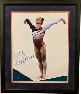 Aly Raisman signed Team USA Olympics Gymnastics 16x20 Photo Framed Ding- Steiner