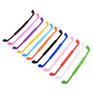 12 Pack Anti Slip Silicone Eyeglasses Strap Eyewear Retainers Sunglasses Cord - Picture 1 of 4