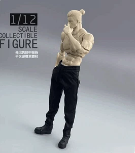 1/12 Scale Male Soldier Clothes Pants Model For 6'' Romankey Figure - Picture 1 of 3