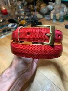 Genuine Karung Red Colored Belt Size 27