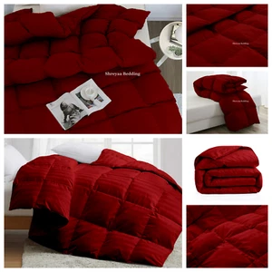 Piumino Borgogna grazioso alternativo 200/300/400 GSM cotone egiziano - Foto 1 di 21