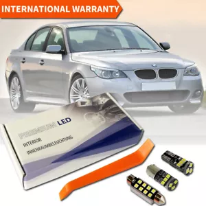 BMW 5 Series E60 Full Premium LED Interior SMD Bulbs White Error Free Canbus - Picture 1 of 12