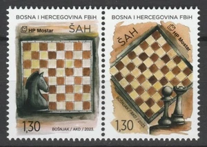 Bosnia Herzegovina Croatian 2023 Chess MNH stamp - Picture 1 of 1