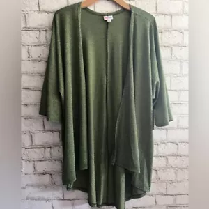 Neu mit Etikett Lularoe elegantes Lindsay Überwurf Größe Medium grün schimmernd - Bild 1 von 8