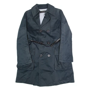 DSQUARED2 Belted Womens Trench Coat Blue M - Picture 1 of 6