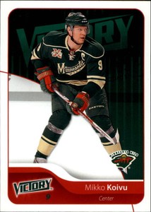 2011-12 Upper Deck Victory Wild Hockey Card #92 Mikko Koivu