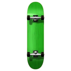 Yocaher Blank 7.75" Complete Skateboard - Stained Green - Picture 1 of 6