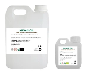 UK Stock: Wholesale 100% Pure Moroccan Cold Pressed Organic Argan Oil - Picture 1 of 5