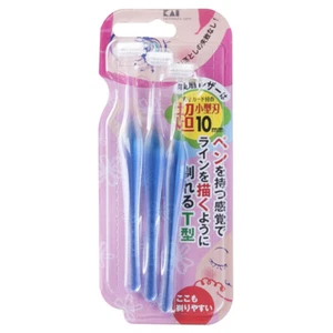 KAI PET-3B Petit Augenbrauen Schutz Rasierer T-Form 3 Stück Japan - Bild 1 von 1