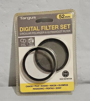 Targus Digital Filter Set Circular Polarizer & Ultraviolet Filter - Image 1 of 2
