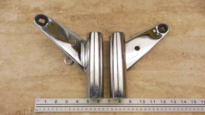 Yamaha XJ1100 1982 Maxim Y168-1> horquilla cromada orejas faros soportes izquierda derecha Foto 1 de 4