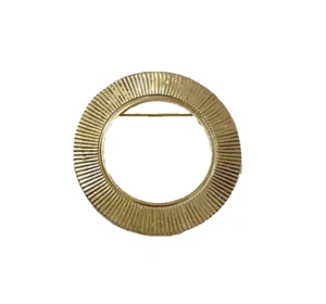 Jewelry Accessory Fashion Scarf Pin Vintage Pinback Oval Brooch Free Ship - Picture 1 of 3