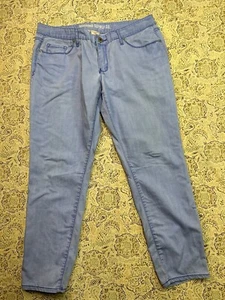 Mossimo Womens Sz 15 Designer Jeans Blue Ankle Skinny Fit 6 Ladies Casual Pants - Picture 1 of 12