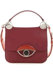 Kenzo - Authentic Top Handle / Crossbody " Eye "Handbag Limited Edition in Red - Picture 1 of 5