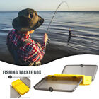 Portable Waterproof Double-sided Fishing Tackle Box Fishing Lure Storage Cas HF
