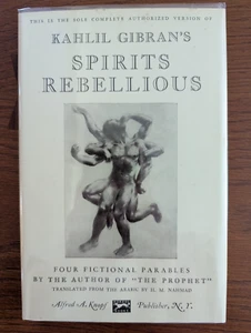 Spirits Rebellious by Khalil Gibran (1948, Hardcover) - Foto 1 di 2