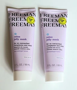 Freeman Lot of 2 Relax Jelly Face Mask With Lavender Paraben Free 3 FL OZ - Picture 1 of 6