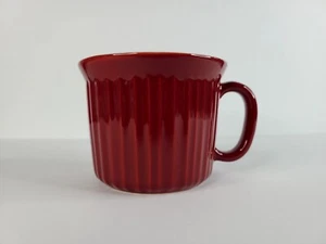 Corning Ware Colours Stoneware 20 oz. Red Soup Bowl Mug With Lid Cover - Picture 1 of 11