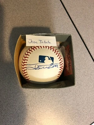 Jose Tabata New York Yankees Autographed Signed Official MLB Baseball Foto 1 de 2