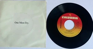 GEORGE MICHAEL-ONE MORE TRY-7" VINYL PICTURE SLEEVE-(Pop Rock) - Photo 1/2