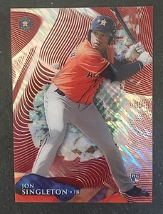 2014 TOPPS HIGH TEK JON SINGLETON RED STORM DIFFRACTOR 7/10 - Picture 1 of 2