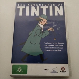 The Adventures Of Tintin DVD Region 4 PAL  Four Episodes Madman Animation - Imagen 1 de 9