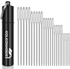 Large Eye Sewing Needles,60 Pieces,Embroidery Needles,5 Sizes,Needles for Sewing - Picture 1 of 6
