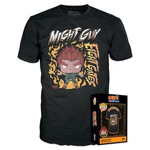 Funko Boxed Tee: Naruto - 8 Gates Guy - Medium - T-Shirt - Clothes - Gift Idea -