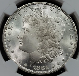 1882 P Morgan Silver Dollar $1 NGC MS66 Philadelphia Key Date in 66! Frosty J486 - Picture 1 of 7