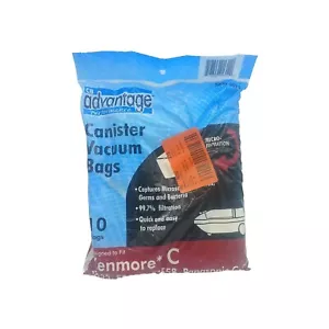 Advantage Kenmore C Replacement Cannister Vacuum Bags (10 Bags) - Picture 1 of 2