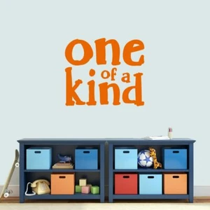 One Of A Kind Wall Decal - Kids, Nursery, Playroom, Classroom, Wall Sticker - Picture 1 of 4