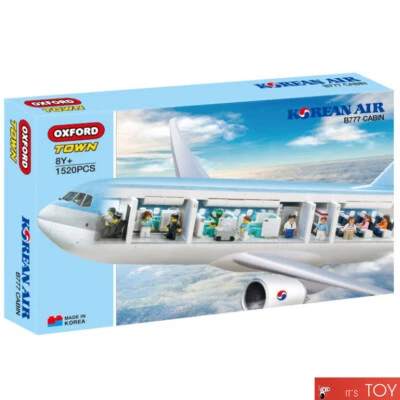 Oxford Korean Air B777 Cabin Block Bricks Building Toy Limited Edition 1520 pcs - Image 1 of 4