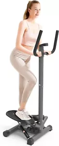 Premium Portable Twist Stair Stepper Adjustable Resistance, Twisting Step Fitnes - Picture 1 of 8